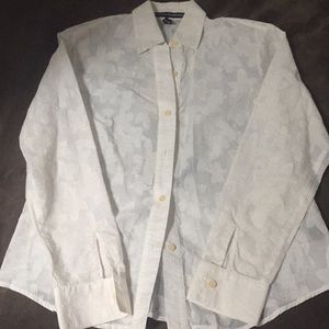 Linda allard/Ellen Tracy white blouse